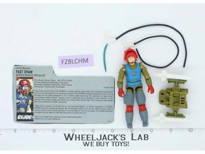 Fast Draw V1 100% Complete G.I. Joe 1987 Hasbro Vintage Action Figure