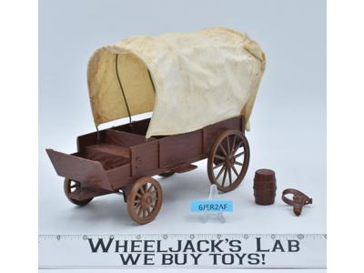 American Heroes Covered Wagon 1967 Lakeside Toys Vintage Action Figure Vehicle