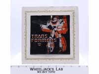 Jetfire Glass Picture Mirror Carnival Fair Prize G1 Transformers 1980s Vintage