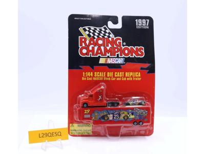 NASCAR Stock Car & Cab W/Trailer Cartoon Network 1997 Edition Die Cast MOSC