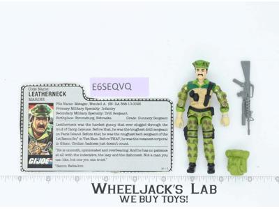 Leatherneck V1 100% Complete G.I. Joe 1986 Hasbro Vintage Action Figure