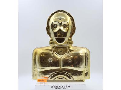 C-3PO Gold Action Figure Storage Case Star Wars 1983 Kenner Vintage