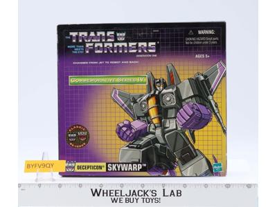 Skywarp Commemorative Series Transformers Reissue 2002 Hasbro NEW MISB SEALED