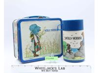 Holly Hobbie Metal Lunchbox W/Thermos American Greetings Aladdin 1968 Vintage