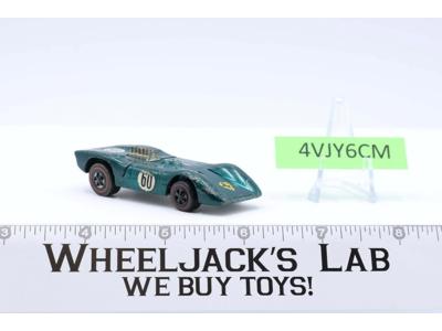 Ferrari 312P Aqua Green Hot Wheels 1969 Redline Vintage Mattel RL