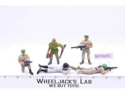 Lot of 5 Soldiers GUTS! 1986 Mattel Military Action Figures