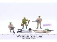 Lot of 5 Soldiers GUTS! 1986 Mattel Military Action Figures