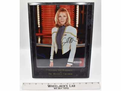 Dr. Beverly Crusher Star Trek Limited Edition Gates McFadden AUTOGRAPHED Plaque