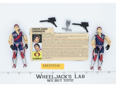 Tomax & Xamot V1 100% Complete G.I. Joe 1985 Hasbro Vintage Action Figure