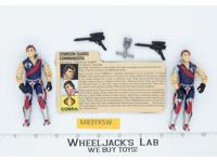 Tomax & Xamot V1 100% Complete G.I. Joe 1985 Hasbro Vintage Action Figure