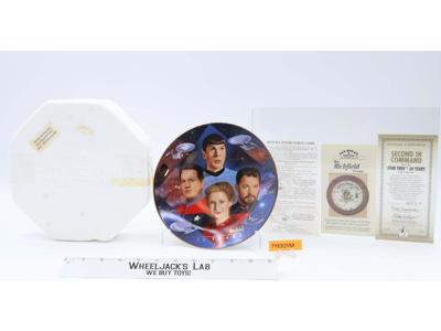 Second In Command 30 Years Plate Star Trek 1996 The Hamilton Collection