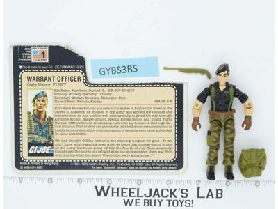 Flint V1 100% Complete 1985 G.I. Joe Hasbro Vintage Action Figure