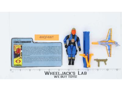 Cobra Commander V4 100% Complete G.I. Joe 1991 Hasbro Action Figure Vintage