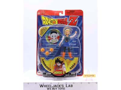 Android 18 Androids Saga Dragon Ball Z 2000 Irwin Toys NEW MOSC SEALED