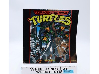 1991 Calendar TMNT Teenage Mutant Ninja Turtles Landmark 1991 Mirage Studios