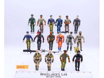 Lot of 16 Corps! Action Figures & Accessories 1980's Lanard Toys 3.75" GI Joe
