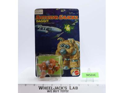 Daggit Dark Version W/Card & Bubble Battlestar Galactica 1978 Mattel Figure