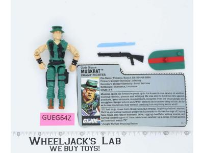 Muskrat V1 100% Complete 1987 G.I. Joe Hasbro Vintage Action Figure