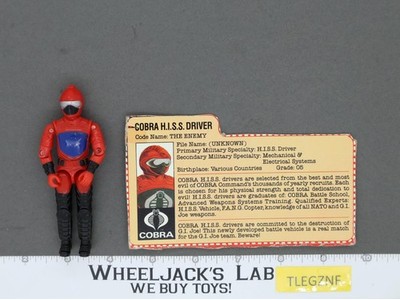 Cobra H.I.S.S. Driver V1 100% Complete G.I. Joe 1983 Hasbro Vintage Figure