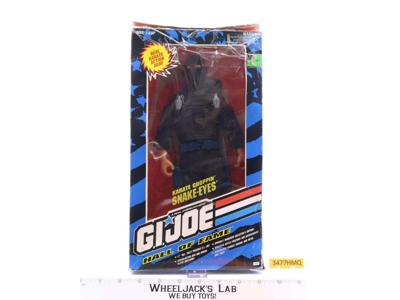 Snake Eyes Karate Choppin' GI Joe Hall of Fame 1993 Hasbro 12" Action Figure