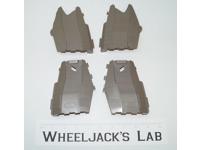 Omega Supreme Track Armor Parts Pieces A-D 1985 G1 Transformers Vintage Hasbro