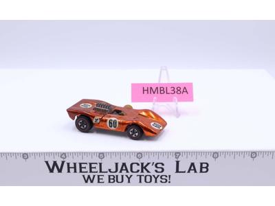 Ferrari 312P Orange Hot Wheels 1969 Redline Vintage Mattel RL