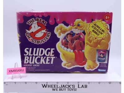 Sludge Bucket W/ Gooper Ghost Complete W/Box The Real Ghostbusters 1987 Kenner