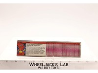 Gears Action Figure Tech Spec 1984 Vintage G1 Transformers