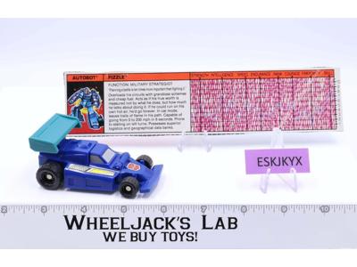 Fizzle 100% Complete 1988 Vintage Hasbro G1 Transformers Action Figure