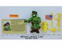 Green Teen Beret Raphael 100% Complete TMNT 1991 Vintage Playmates