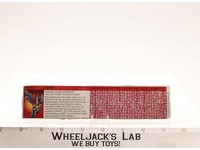 Swoop Action Figure Tech Spec 1985 Vintage Hasbro G1 Transformers