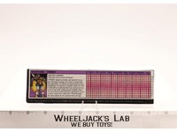 Frenzy Action Figure Tech Spec 1984 Vintage G1 Transformers