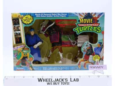 Samurai Rebel War Horse Soldier Action Figure Movie III TMNT 1992 Playmates NEW