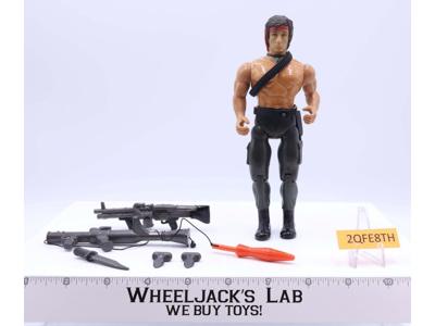 John Rambo Sylvester Stallone Rambo 1986 Coleco Vintage Action Figure COMPLETE