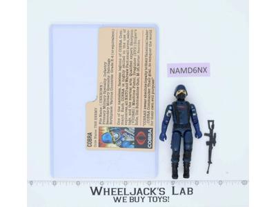 Cobra V1.5 100% Complete RED CARD BACK G.I. Joe 1983 Hasbro Vintage Figure