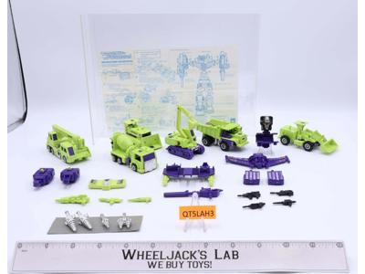 Devastator 100% Complete Vintage 1985 G1 Transformers Hasbro Action Figure