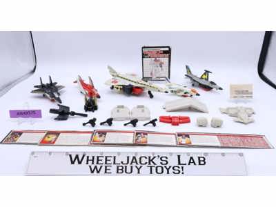 Superion Aerialbots Set 100% Complete Vintage 1986 G1 Transformers Hasbro