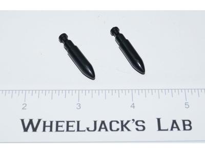 Wheeljack 2x Missiles Rockets Vintage Hasbro G1 Transformers 1984 Action Figure