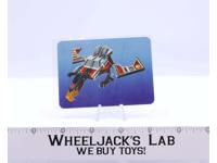 Laserbeak Card 108 Variant Color 1985 G1 Transformers Action Trading Cards