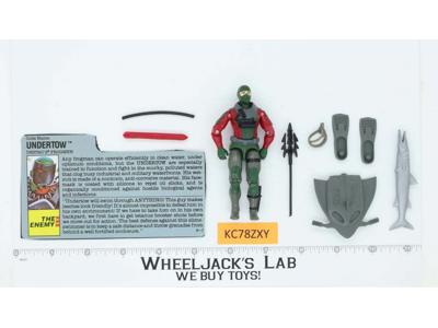 Undertow V1 100% Complete G.I. Joe 1990 Hasbro Vintage Action Figure