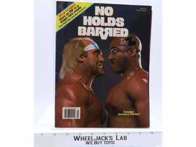 WWF No Holds Barred Movie Magazine w/ Poster Hulk Hogan Zeus July 1989