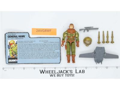General Hawk V1 100% Complete G.I. Joe 1991 Hasbro Vintage Action Figure