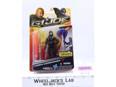 Cobra Commander Black Variant G.I. Joe Retaliation 2012 Hasbro NEW MOSC Figure
