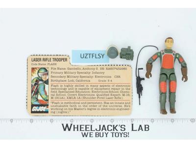 Flash V1.5 Swivel Arms 100% Complete G.I. Joe 1983 Hasbro Vintage Action Figure