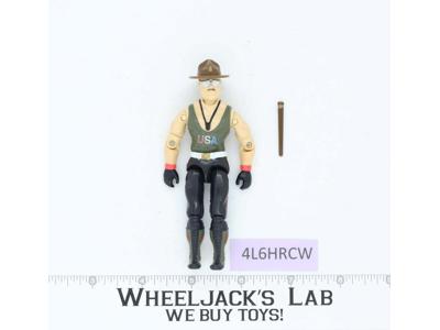 Sgt. Slaughter V1 100% Complete G.I. Joe 1986 Hasbro Vintage Action Figure