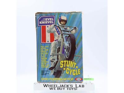 Evel Knievel Stunt Cycle With Box 1973 Ideal Toy Vintage Action Figure