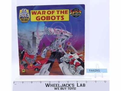 War Of The Gobots Super Adventure Book Golden 1984 Vintage