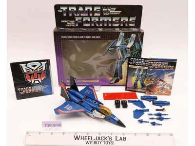 Thundercracker 100% Complete W/BOX 1985 G1 Vintage Transformers Action Figure