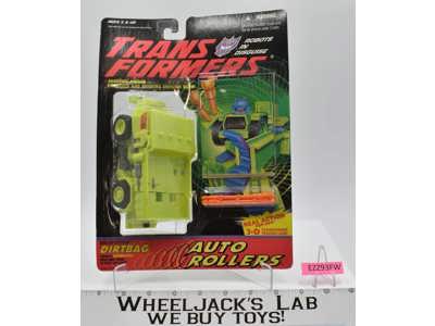 Dirtbag Decepticon Auto Rollers G2 Transformers 1994 Hasbro Figure MOSC SEALED