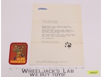 Activision Pitfall Cliff Hangers 80's Atari Embroidered Patch with Letter